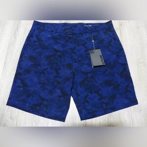 G/FORE MAVERICK SHORTS ICON CAMO BLUE SKULL AND BONES GOLF SIZE 34 GFORE NWT